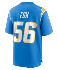 Morgan Fox Los Angeles Chargers Player Game Jersey - Powder Blue