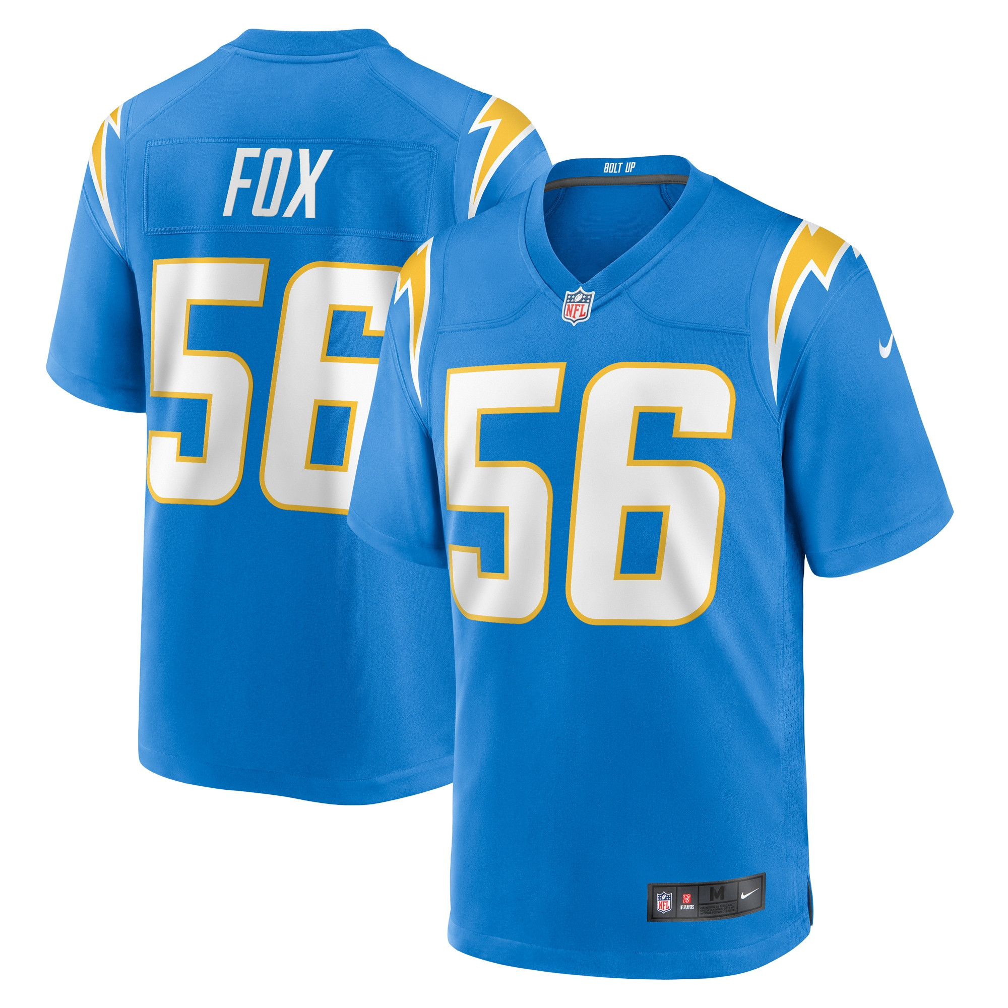 Morgan Fox Los Angeles Chargers Player Game Jersey - Powder Blue Nfl