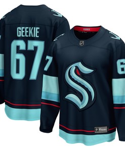 Morgan Geekie Seattle Kraken Fanatics Branded Home Breakaway Player Jersey - Deep Sea Blue Nhl