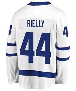 Morgan Rielly 44 Toronto Maple Leafs Stanley Cup 2023 Playoffs Patch Away Breakaway Men Jersey - White