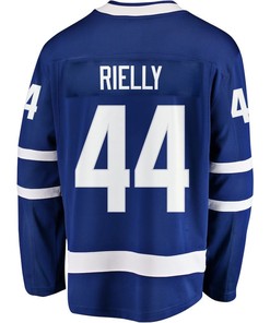 Morgan Rielly 44 Toronto Maple Leafs Stanley Cup 2023 Playoffs Patch Home Breakaway Men Jersey - Blue