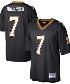 Morten Andersen New Orleans Saints Mitchell & Ness Retired Player Legacy Replica Jersey - Black Nfl