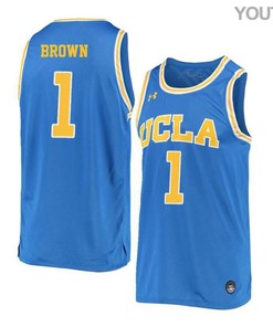 Moses Brown 1 UCLA Bruins Retro Elite Basketball Youth Jersey - Blue