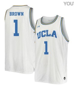 Moses Brown 1 UCLA Bruins Retro Elite Basketball Youth Jersey - White