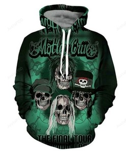Motley Crue Style 2 3D Hoodie Zip Hoodie