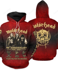 Motorhead 45th Anniversary 3D Hoodie Zip Hoodie