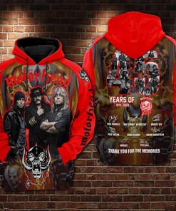 Motorhead 45th Anniversary Ver 2 3D Hoodie Zip Hoodie