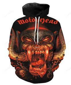 Motorhead Style 1 3D Hoodie Zip Hoodie