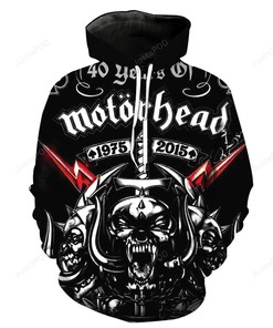 Motorhead Style 4 3D Hoodie Zip Hoodie