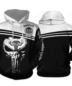 Motorhead Style 5 3D Hoodie Zip Hoodie