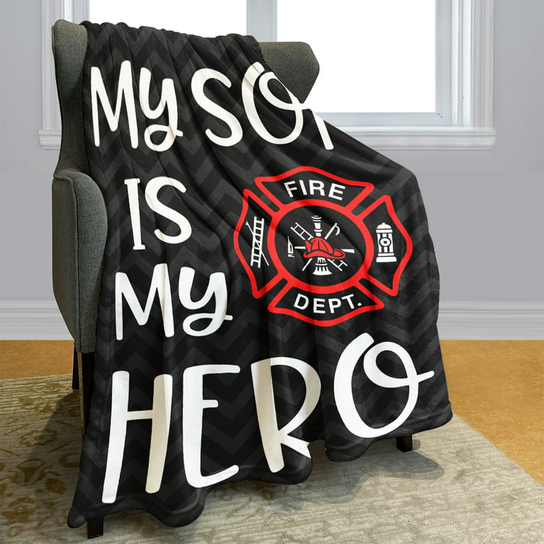 My Son Is My Hero Firefighters Blanket