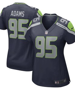Myles Adams Seattle Seahawks Women's Game Player Jersey - College Navy