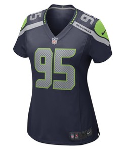 Myles Adams Seattle Seahawks Women's Game Player Jersey - College Navy