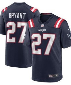 Myles Bryant New England Patriots Game Player Jersey - Navy