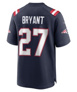 Myles Bryant New England Patriots Game Player Jersey - Navy