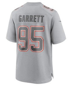 Myles Garrett 95 Cleveland Browns Men Atmosphere Fashion Game Jersey - Gray