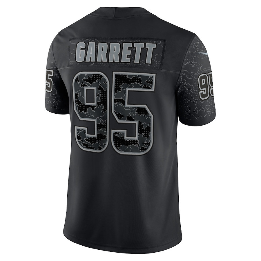 Myles Garrett 95 Cleveland Browns RFLCTV Limited Jersey - Black