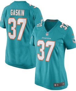 Myles Gaskin Miami Dolphins Womens Game Jersey - Aqua Nfl