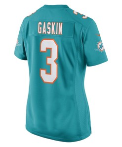 Myles Gaskin Miami Dolphins Women's Game Player Jersey - Aqua