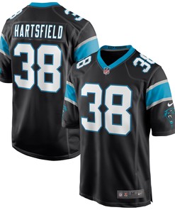 Myles Hartsfield Carolina Panthers Game Jersey - Black Nfl
