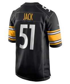 Myles Jack Pittsburgh Steelers Game Player Jersey - Black