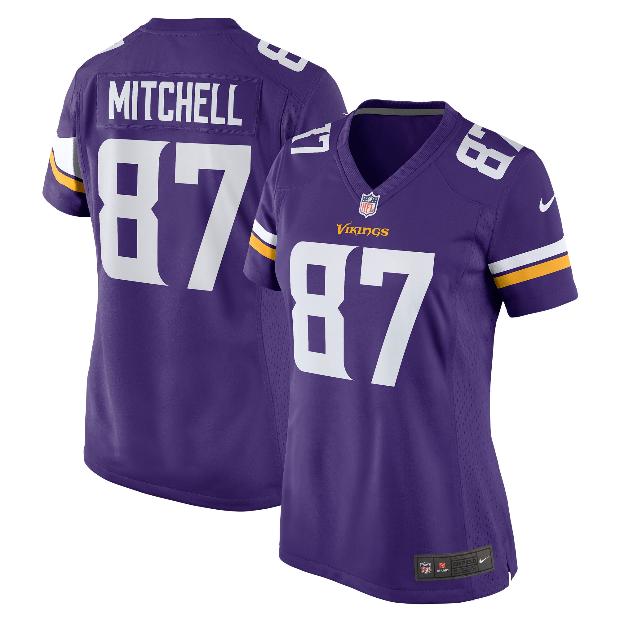 Myron Mitchell Minnesota Vikings Womens Game Jersey - Purple Nfl