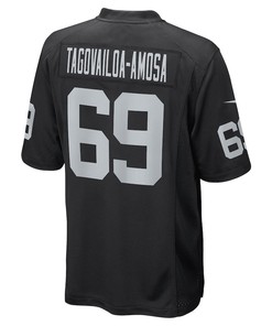 Myron Tagovailoa-Amosa Las Vegas Raiders Game Player Jersey - Black