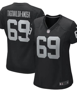 Myron Tagovailoa-Amosa Las Vegas Raiders Women's Game Player Jersey - Black