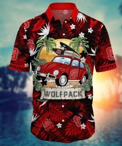 NC State Wolfpack NCAA Flower Hawaii Shirt For Fans Ver 1