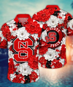 NC State Wolfpack NCAA Flower Hawaii Shirt For Fans Ver 13