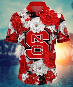 NC State Wolfpack NCAA Flower Hawaii Shirt For Fans Ver 13