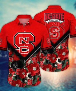 NC State Wolfpack NCAA Flower Hawaii Shirt For Fans Ver 16