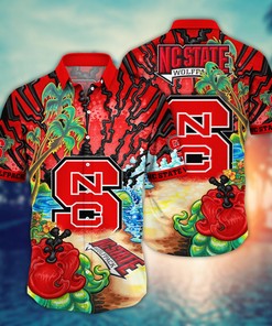 NC State Wolfpack NCAA Flower Hawaii Shirt For Fans Ver 19