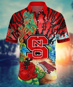 NC State Wolfpack NCAA Flower Hawaii Shirt For Fans Ver 19