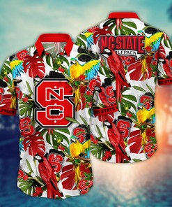 NC State Wolfpack NCAA Flower Hawaii Shirt For Fans Ver 2