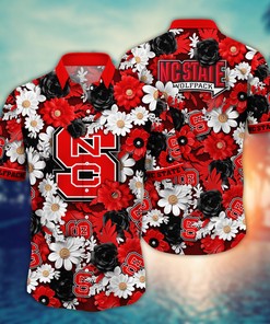 NC State Wolfpack NCAA Flower Hawaii Shirt For Fans Ver 21