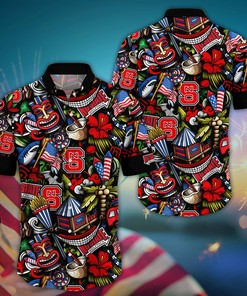 NC State Wolfpack NCAA Flower Hawaii Shirt For Fans Ver 24