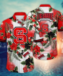 NC State Wolfpack NCAA Flower Hawaii Shirt For Fans Ver 28