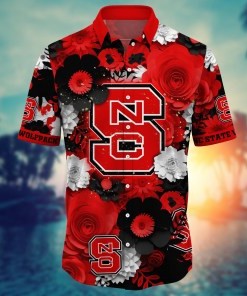 NC State Wolfpack NCAA Flower Hawaii Shirt For Fans Ver 35