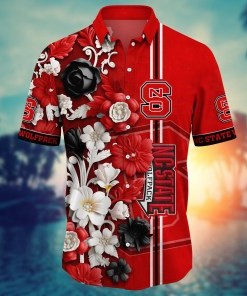 NC State Wolfpack NCAA Flower Hawaii Shirt For Fans Ver 36