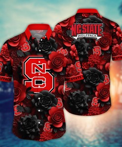 NC State Wolfpack NCAA Flower Hawaii Shirt For Fans Ver 4