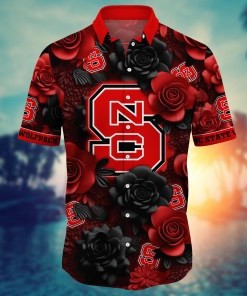 NC State Wolfpack NCAA Flower Hawaii Shirt For Fans Ver 4