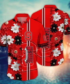 NC State Wolfpack NCAA Flower Hawaii Shirt For Fans Ver 5