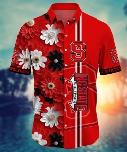 NC State Wolfpack NCAA Flower Hawaii Shirt For Fans Ver 5