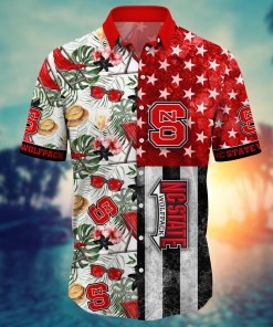NC State Wolfpack NCAA Flower Hawaii Shirt For Fans Ver 7