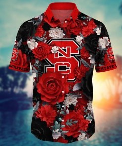 NC State Wolfpack NCAA Flower Hawaii Shirt For Fans Ver 8
