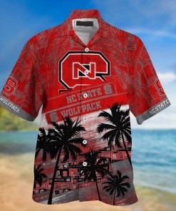 NC State Wolfpack NCAA Palm Tree Pattern Hawaii Shirt For Sports Fans