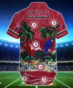 NCAA Alabama Crimson Tide Parrot Hawaiian Shirt