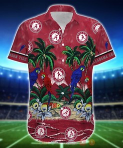 NCAA Alabama Crimson Tide Parrot Hawaiian Shirt