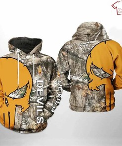 NCAA Arizona State Sun Devils Camo Veteran Hunting 3D Hoodie